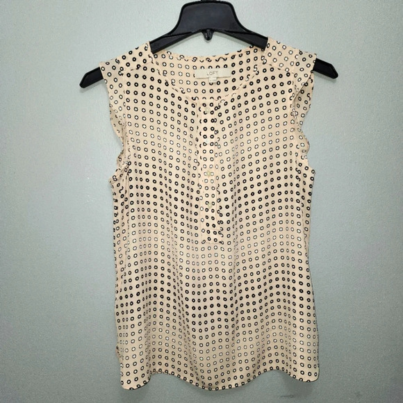 Loft women's tank top size M cream - Picture 1 of 7